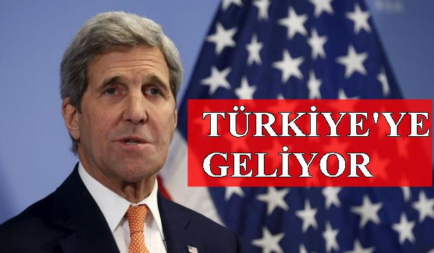 ABD Dışişleri Bakanı Kerry, Türkiye'ye geliyor