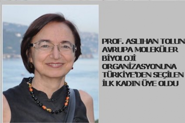 Prof.Dr.Aslıhan Tolun, EMBO'ya Türkiye'den seçilen ilk kadın oldu