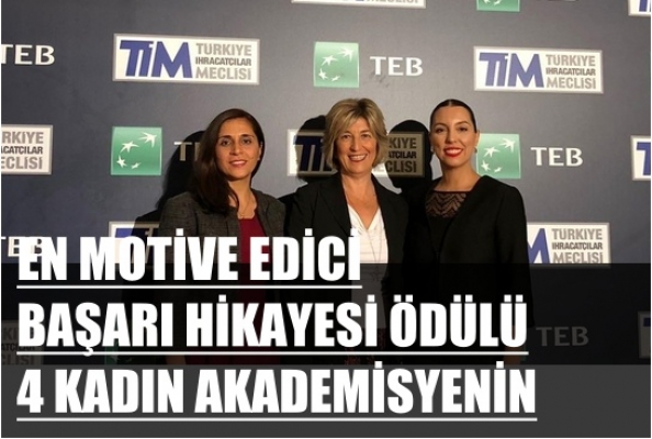 TİM-TEB, 'En Motive Edici Başarı Hikâyesi Ödülü'nü 4 kadın girişimcinin 'Dermis Pharma'sı aldı