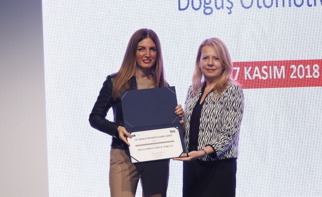 Doğuş Otomotiv’e, Kadınlarla Güçlendirilmiş Yönetim Kurulu Ödülü