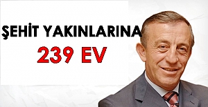 Ali Ağaoğlu;” Levent’te 239 şehit ailesine 239 ev yaparım”