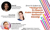 Türkiye'nin Başarılı Kadın Girişimcileri Semineri 10 Şubat'ta